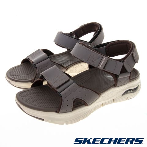 SKECHERS 男鞋 休閒系列 涼拖鞋 ARCH FIT SANDAL - 237372BRN