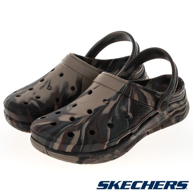 SKECHERS  男鞋 休閒鞋 休閒系列 涼拖鞋 ARCH FIT FOAMIES - 243162CAMO