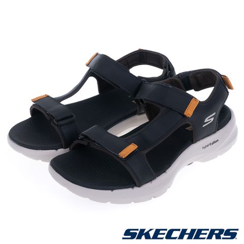 SKECHERS 男鞋 健走系列 涼拖鞋 GO WALK 6 SANDAL - 229126OLOR