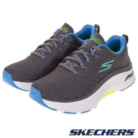 SKECHERS 女鞋 慢跑系列 GO RUN MAX CUSHIONING ARCH FIT 寬楦款 - 128308WGYBL