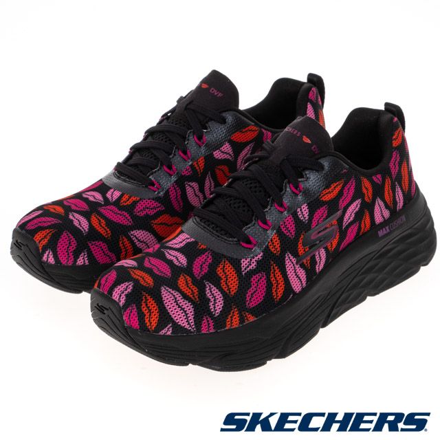 SKECHERS  女鞋 慢跑鞋 慢跑系列 GO RUN MAX CUSHIONING ELITE - DVF - 128579BKPK