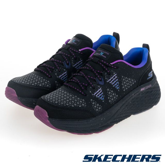 SKECHERS  女鞋 慢跑鞋 慢跑系列 GO RUN MAX CUSHIONING ELITE 2.0_NITE OWL - 129614BKMT