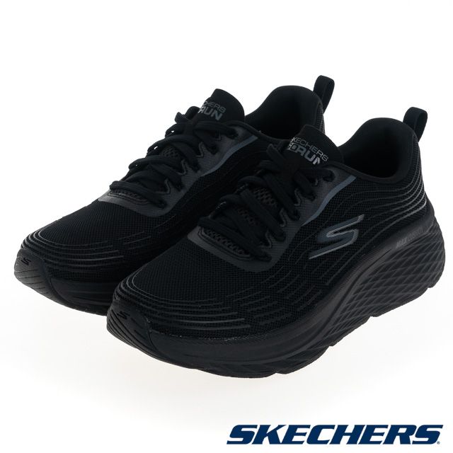 SKECHERS  女鞋 慢跑鞋 慢跑系列 GO RUN MAX CUSHIONING ELITE 2.0 寬楦款 - 129600WBBK