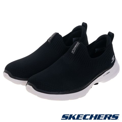 SKECHERS 女鞋 健走鞋 健走系列 網路獨賣款 GO WALK 6 寬楦款 - 124557WBKW