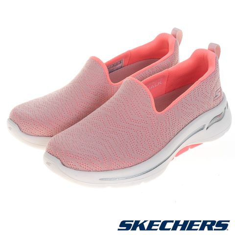 SKECHERS 女鞋 健走系列 GOWALK ARCH FIT 寬楦 粉紅絲帶限定款 - 896263WLTPK