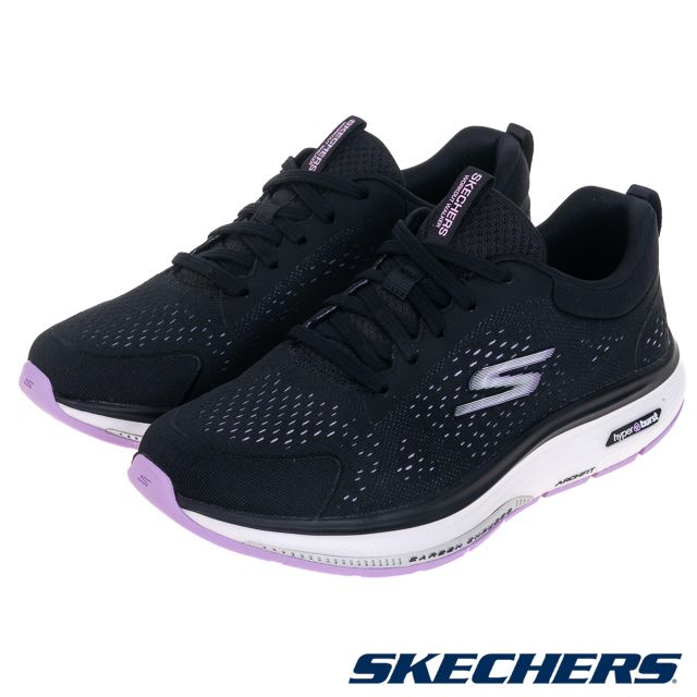 SKECHERS 斯凱奇  女鞋 健走鞋 健走系列 GO WALK WORKOUT WALKER 寬楦款 - 124933WBKLV