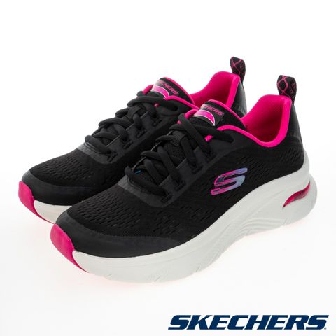 SKECHERS 女鞋 運動鞋 運動系列 ARCH FIT DLUX - 149687BKHP