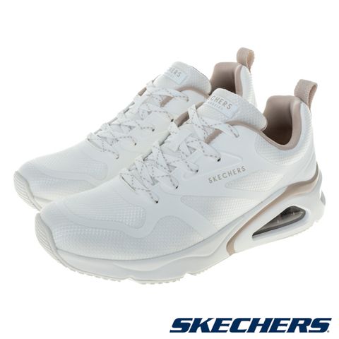 SKECHERS 女鞋 休閒鞋 休閒系列 TRES-AIR UNO - 177421WHT