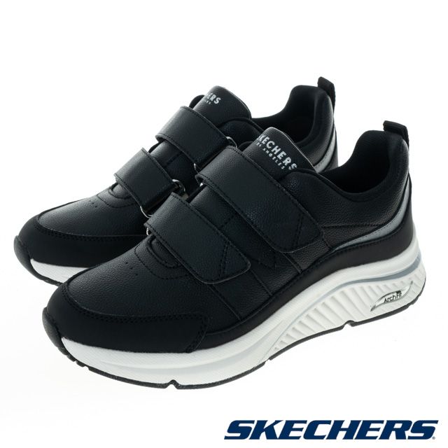 SKECHERS  女鞋 休閒系列 ARCH FIT S-MILES - 155571BLK