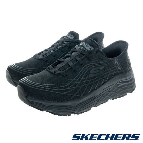 SKECHERS 女鞋 工作鞋系列 瞬穿舒適科技 MAX CUSHIONING ELITE SR 寬楦款 - 108172WBLK