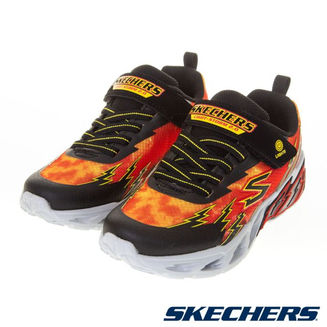 SKECHERS  男童系列 燈鞋 LIGHT STORM 2.0 - 400150LBKRD