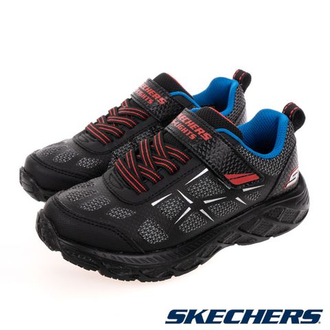 SKECHERS 男童系列 燈鞋 DYNAMIC-FLASH - 401529LBKRB