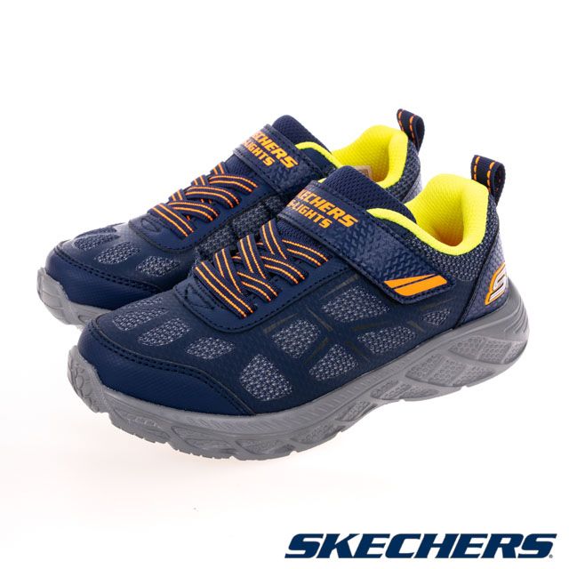 SKECHERS  男童系列 燈鞋 DYNAMIC-FLASH - 401529LNVOR