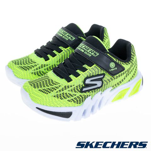 SKECHERS 男童系列 燈鞋 FLEX-GLOW ELITE - 400137LLMBK