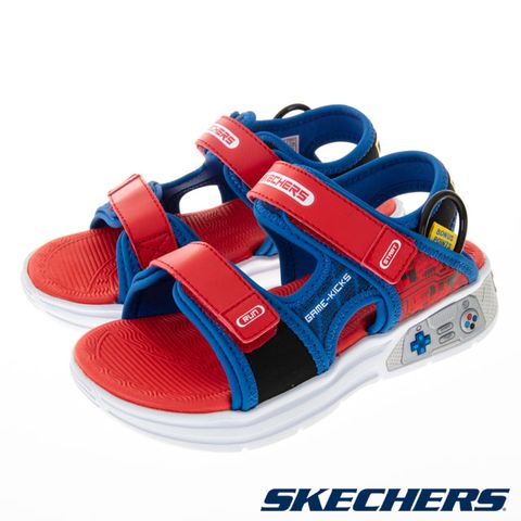 SKECHERS 童鞋 男童系列 涼拖鞋 POWER SPLASH - 402264LRDBL