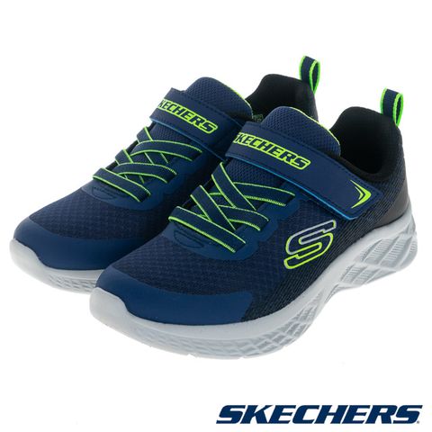 SKECHERS 童鞋 男童系列 MICROSPEC II - 403924LNBLM