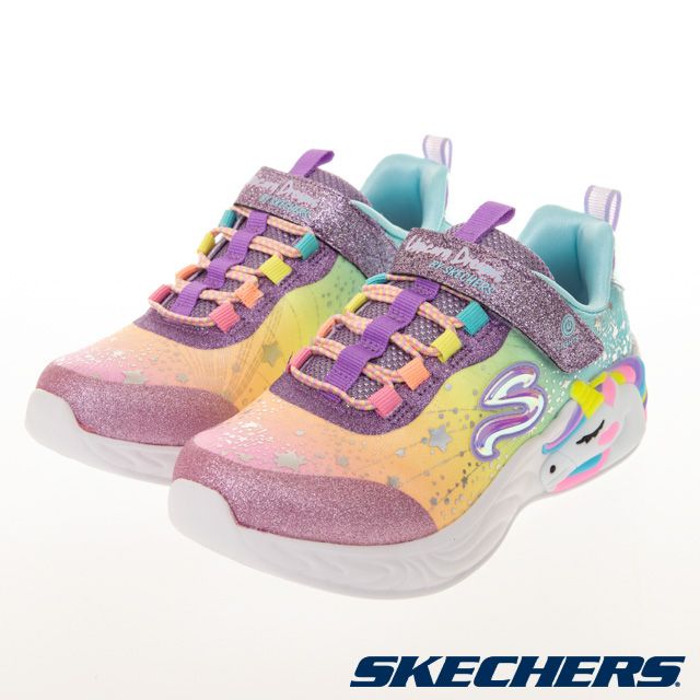 SKECHERS  女童系列燈鞋 UNICORN DREAMS - 302311LPRMT