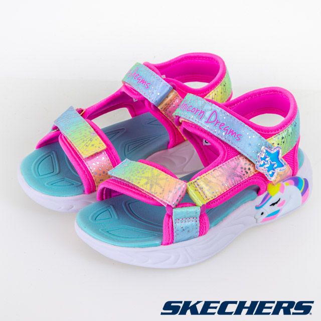 SKECHERS  女童涼拖鞋系列 UNICORN DREAMS SANDAL - 302682LPKMT