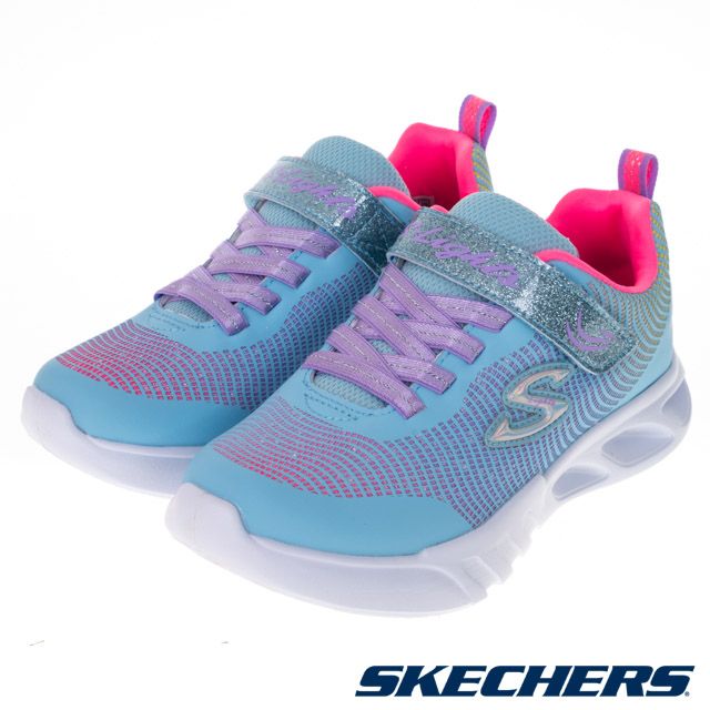 SKECHERS  女童系列 燈鞋 FLICKER FLASH - 303700LLBMT