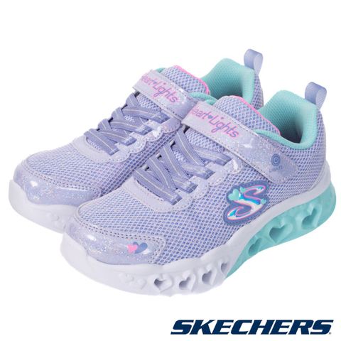 SKECHERS 童鞋 女童系列 燈鞋 FLUTTER HEART LIGHTS - 302317LLVMT