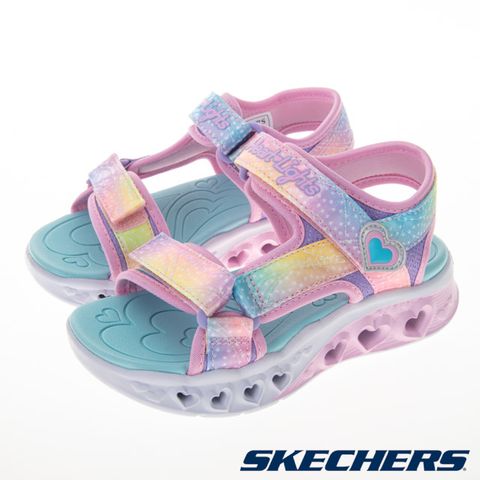 SKECHERS 童鞋 女童系列 涼拖鞋 FLUTTER HEARTS SANDAL - 303105LLPMT