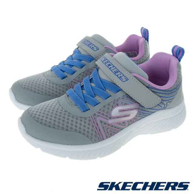 SKECHERS  童鞋 女童系列 MICROSPEC PLUS - 303535LGYMT