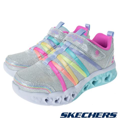 SKECHERS 童鞋 女童系列 燈鞋 FLUTTER HEART LIGHTS - 303252LSMLT