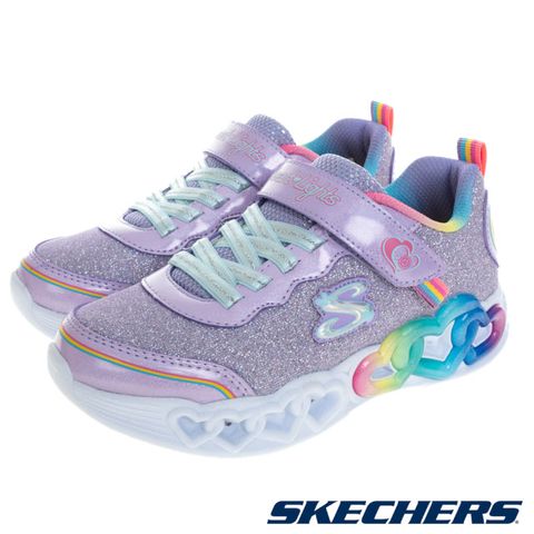 SKECHERS 童鞋 女童系列 燈鞋 INFINITE HEART LIGHTS - 303751LLVMT