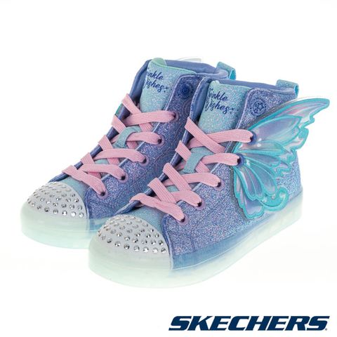 SKECHERS 童鞋 女童系列 音效燈鞋 TWI-LITES 2.0 - 314350LLBMT