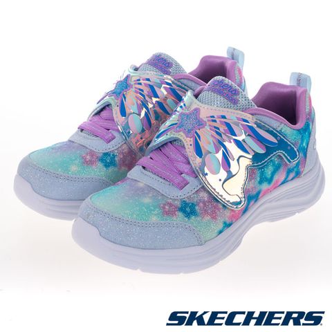 SKECHERS 童鞋 女童系列 燈鞋 GLIMMER KICKS - 303260LLBLV