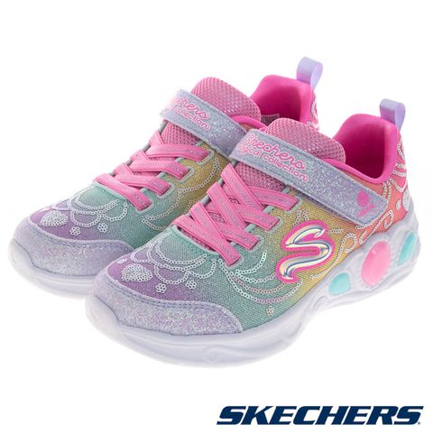 SKECHERS 童鞋 女童系列 PRINCESS WISHES 燈鞋 - 302686LMLT