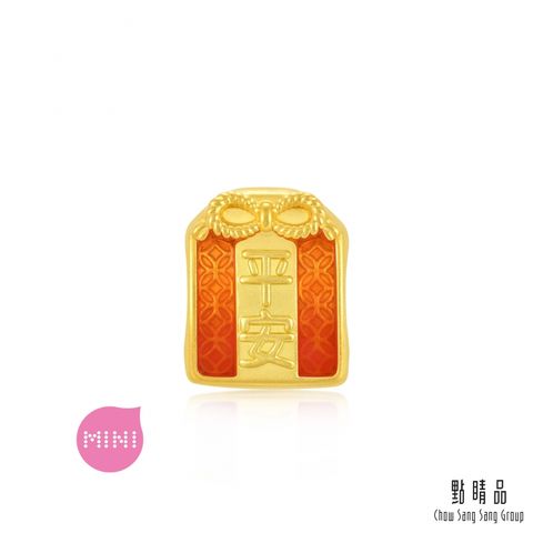 Chow Sang Sang Group 點睛品 999純金 Charme Mini 平安御守 黃金串珠