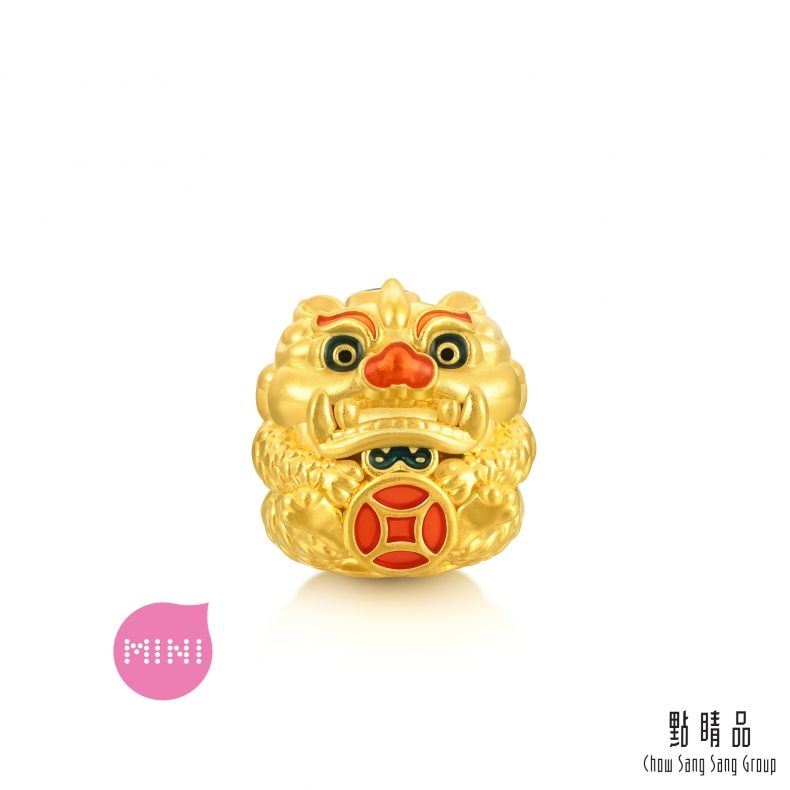 Chow Sang Sang Group 點睛品  999純金 Charme Mini 彩繪貔貅 黃金串珠
