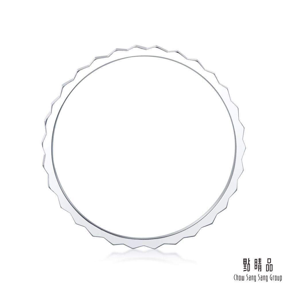 Chow Sang Sang Group 點睛品 Daily Luxe 立體紋 18K金戒指