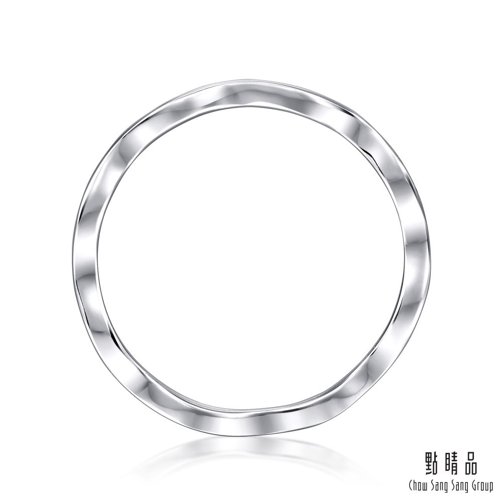 Chow Sang Sang Group 點睛品 Daily Luxe 簡約波浪 18K金戒指