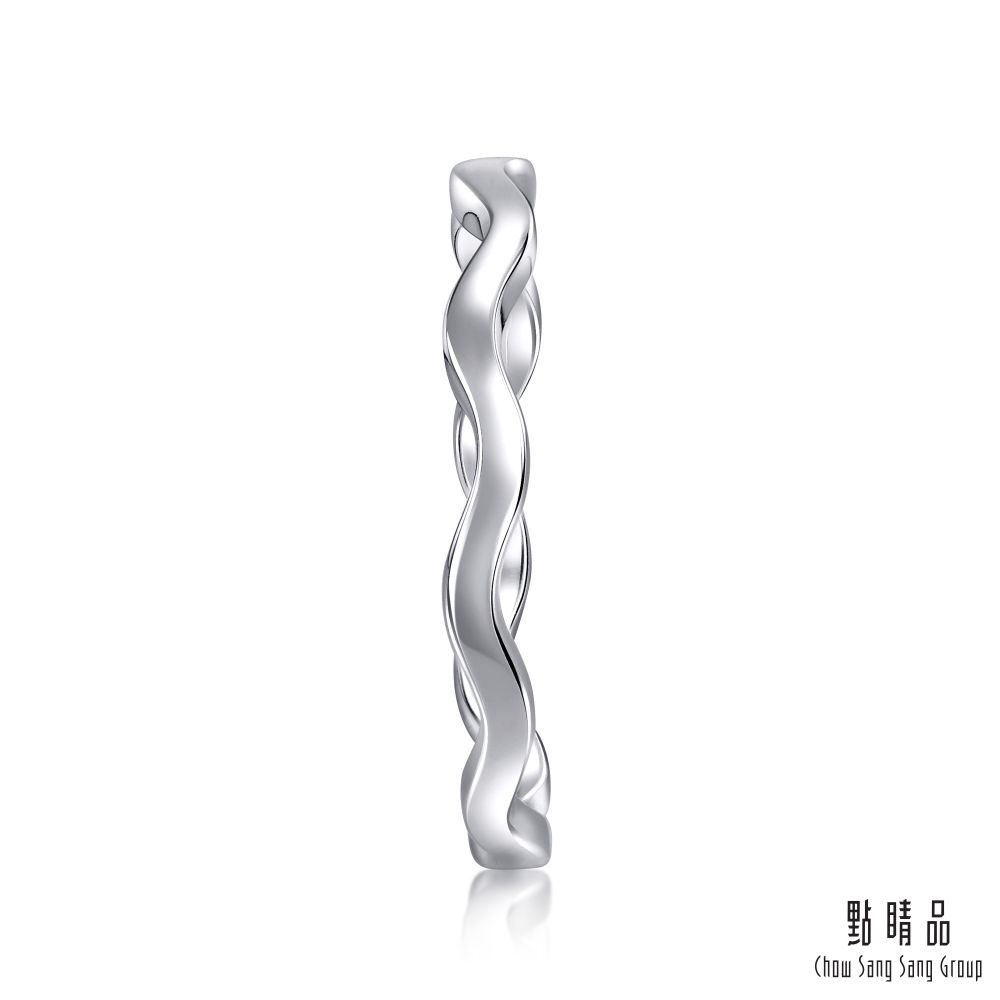 Chow Sang Sang Group 點睛品 Daily Luxe 簡約波浪 18K金戒指