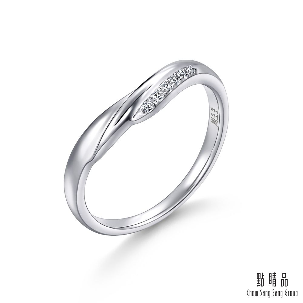 Chow Sang Sang Group 點睛品 PROMESSA 星宇系列 18K金鑽石戒指(女戒)