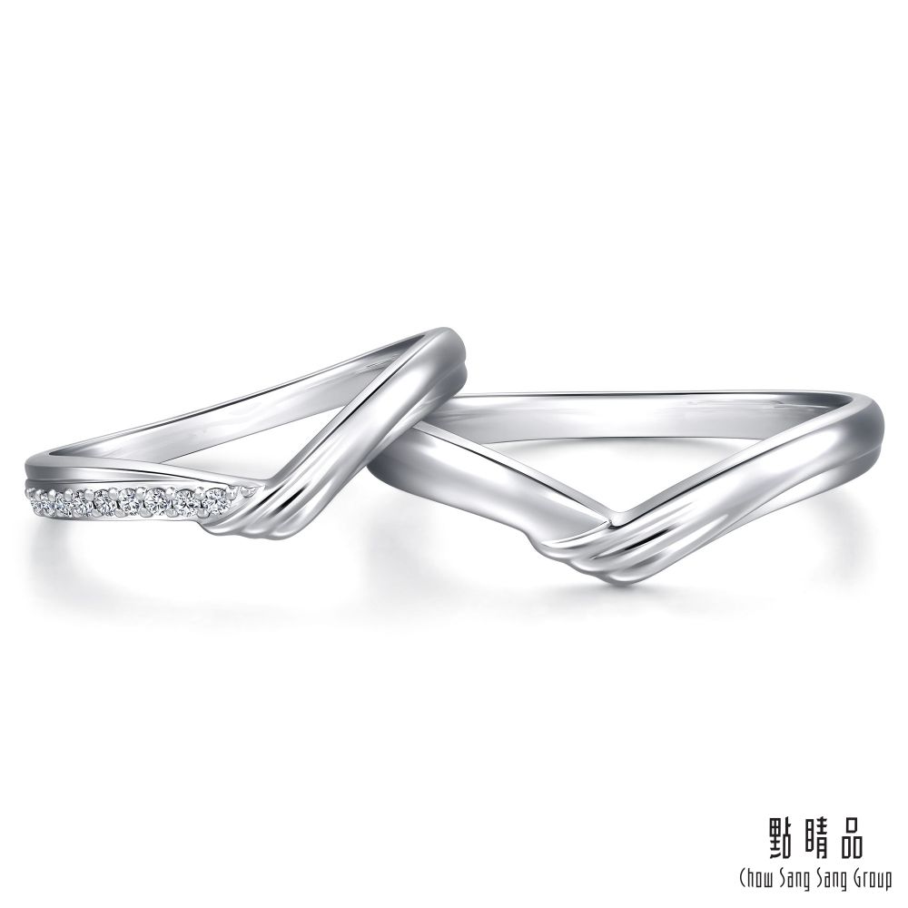 Chow Sang Sang Group 點睛品 PROMESSA 星宇系列 18K金鑽石戒指(女戒)