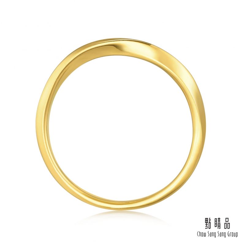 Chow Sang Sang Group 點睛品  莫比烏斯環 黃金戒指_計價黃金(港圍13號)