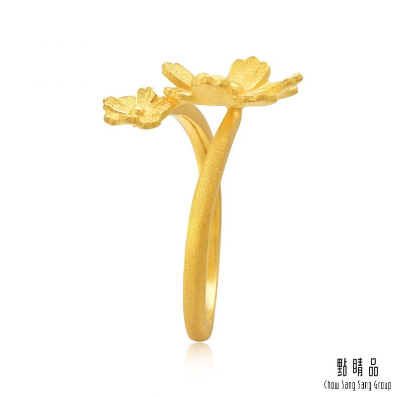 Chow Sang Sang Group 點睛品  文化祝福 格桑花 黃金戒指(港圍13)_計價黃金