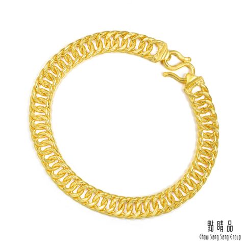 Chow Sang Sang Group 點睛品 機織素雅黃金手鍊(19公分)_計價黃金