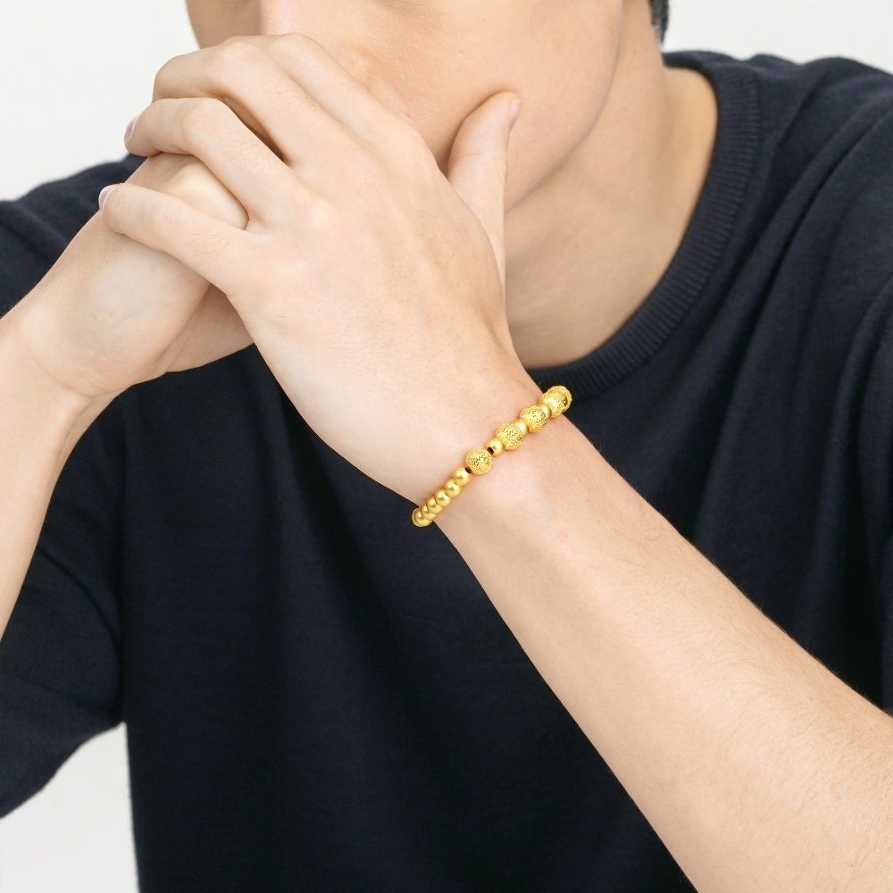 Chow Sang Sang Group 點睛品 六字大明咒 黃金手鍊(06)_計價黃金