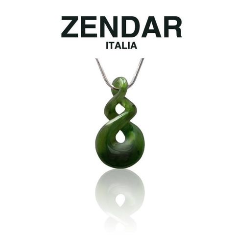 【南紡購物中心】 ZENDAR 年度設計師款碧玉項鍊 Fortune III (Z6013)