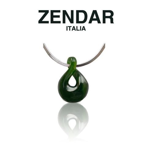 【南紡購物中心】 ZENDAR 年度設計師款碧玉項鍊 Fortune I (Z6011)
