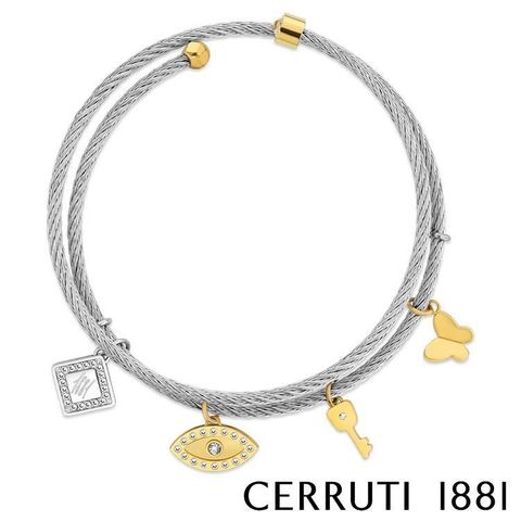 Cerruti 1881 【南紡購物中心】 限量2折 經典KISMET手鍊 全新專櫃展示品(CB0902)