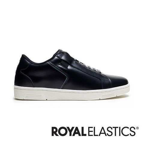 ROYAL ELASTICS Adelaide 黑綠真皮時尚休閒鞋 (男) 02643-994