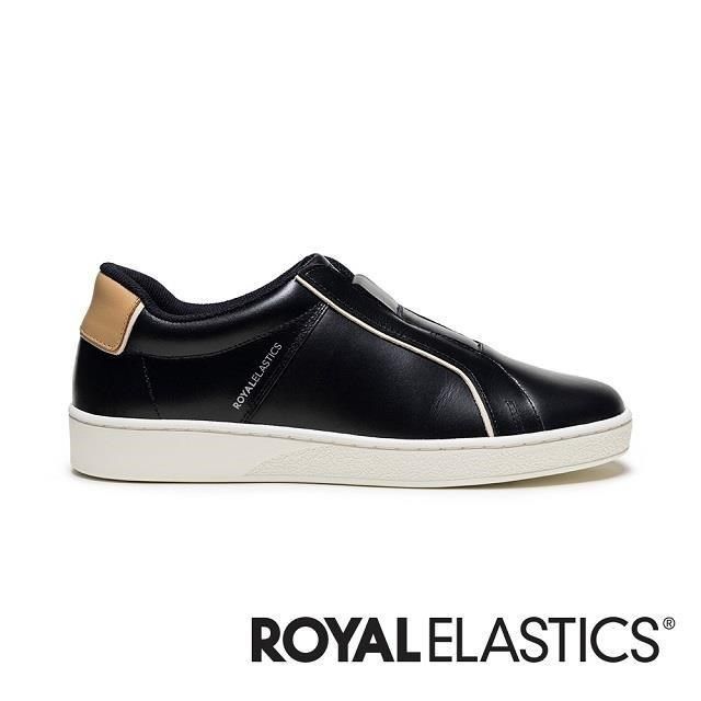 Royal Elastics Duca 黑棕真皮運動休閒鞋 (男) 06842-997