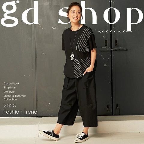 【南紡購物中心】 【gd shop】無領短袖上衣 1312001