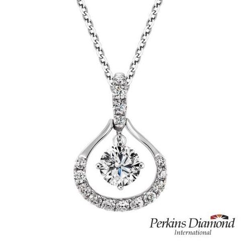 PERKINS 伯金仕 【南紡購物中心】 GIA   Royal  系列 0.50克拉 鑽石項鍊