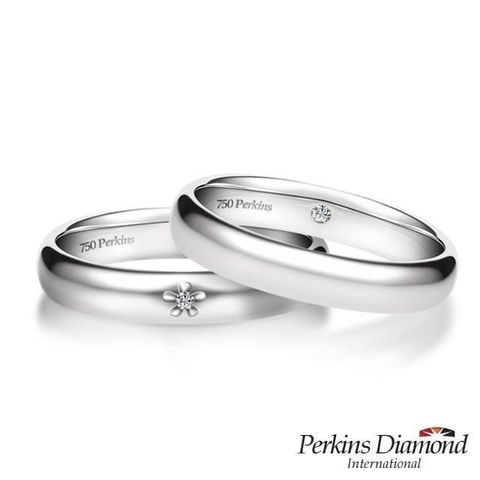 PERKINS 伯金仕 【南紡購物中心】   Classic系列  18K金結婚對戒